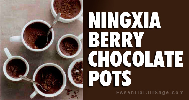 Recipe: NingXia Berry Chocolate Pots