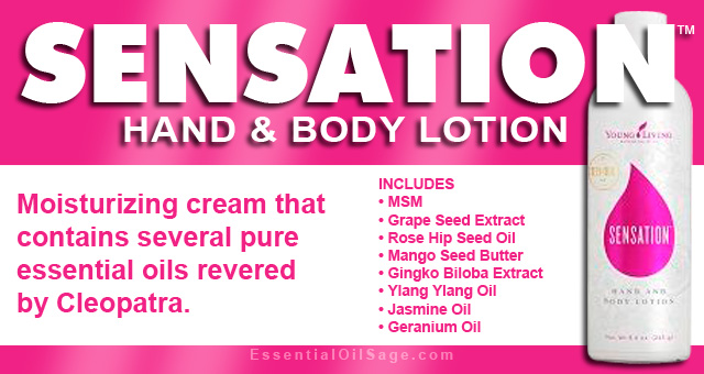 Young Living Sensation Hand and Body Lotion