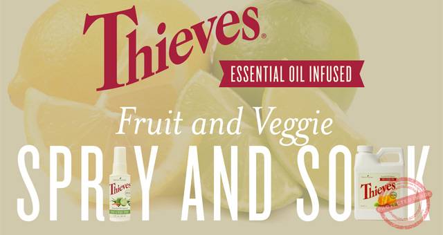 Thieves Veggie Wash Infographic